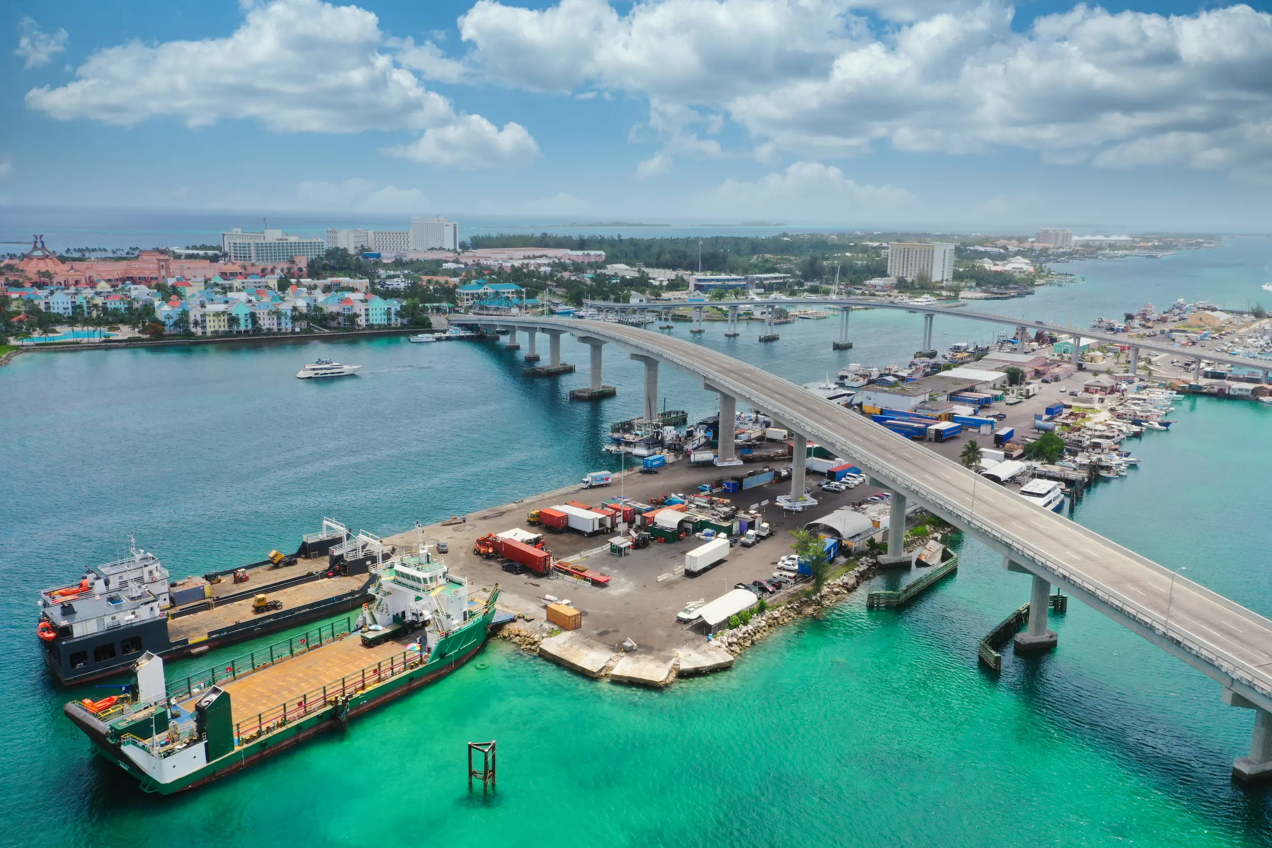Potter's Cay with bridge